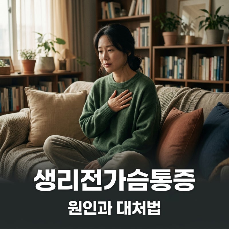 생리전가슴통증 원인과 완화 방법, 의심해야 할 질환까지 정리