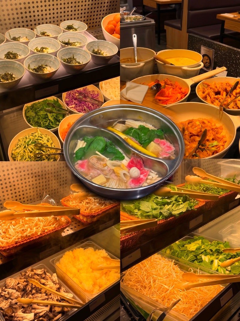 야탑역 로운 샤브샤브 샐러드바, 보양식으로 딱인 [삼계육수맛집 ]