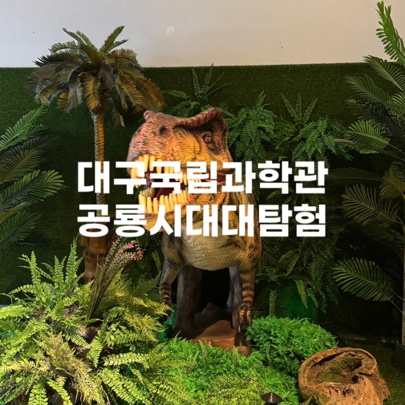 대구 실내 아이랑 갈만한 곳 추천 | 국립대구과학관 공룡시대대탐험 (공룡특별전, 관람꿀팁)
