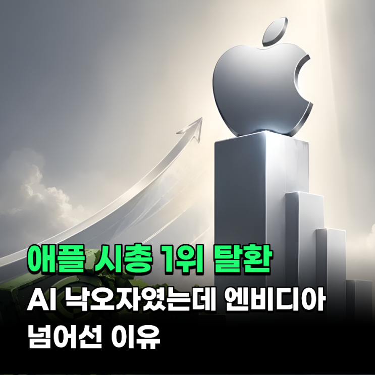 "<b>애플 시총 1위</b> 탈환.." AI 낙오자였는데 엔비디아 넘어선 이유