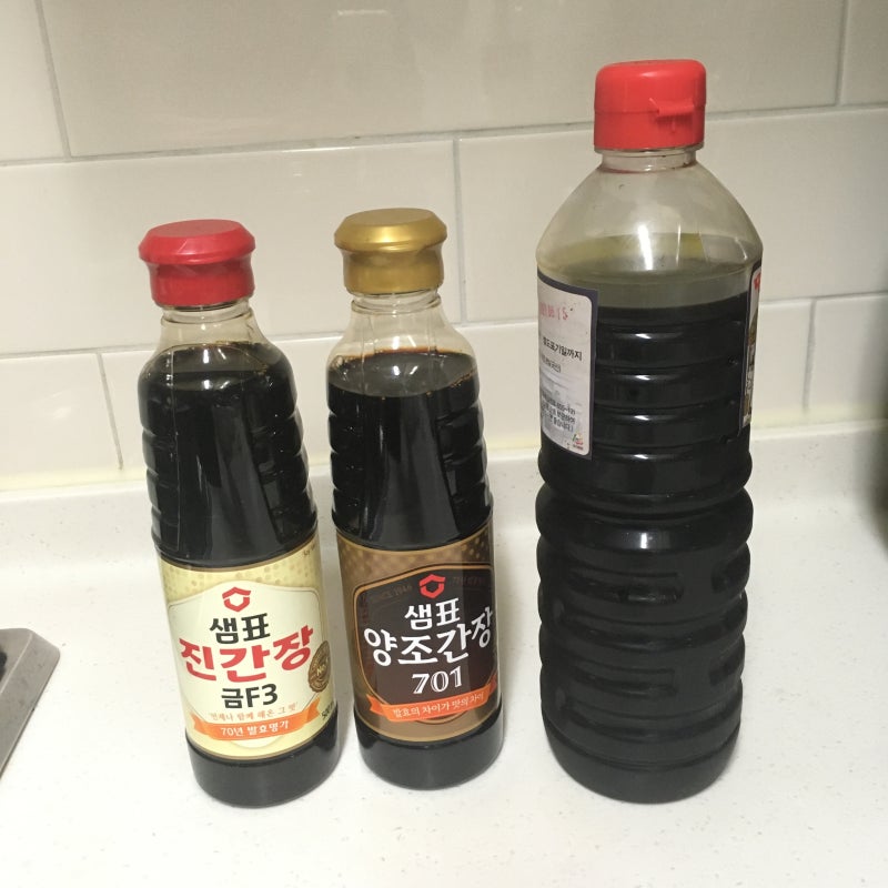 샘표간장비교 진간장,양조간장,재래간장 맛차이 추천요리