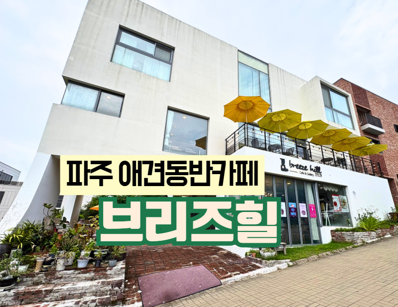 헤이리마을 분위기 좋은 파주애견동반카페 [브리즈힐] 솔직 후기
