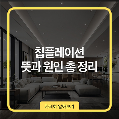 칩플레이션 뜻과 원인 총 정리