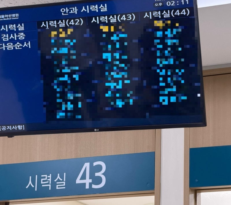 서울아산병원 소아 사시수술 전 검사 후기 피검사부터 산동검사, 마취과 상담까지 하루 일....