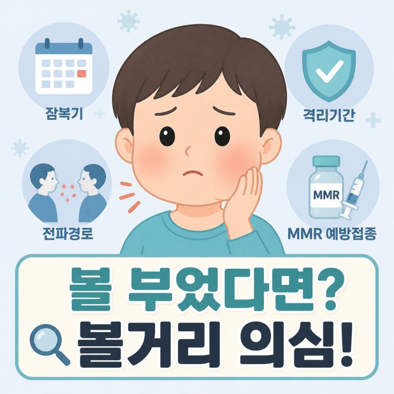 유행성이하선염(볼거리, Mumps) 증상·잠복기