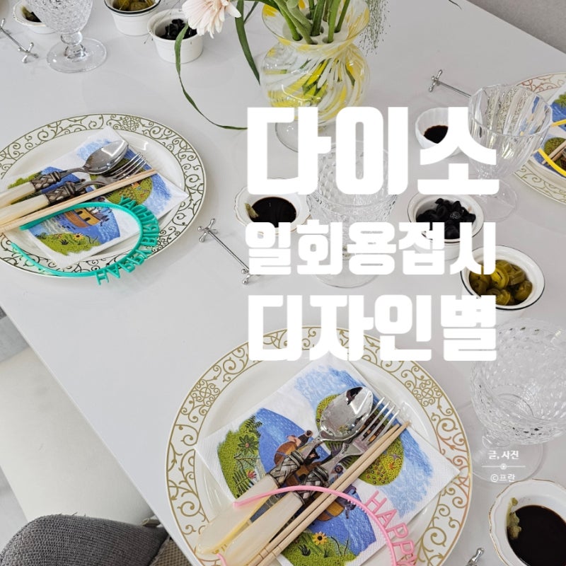 다이소 일회용접시 일회용품 총정리! 파티별 추천까지