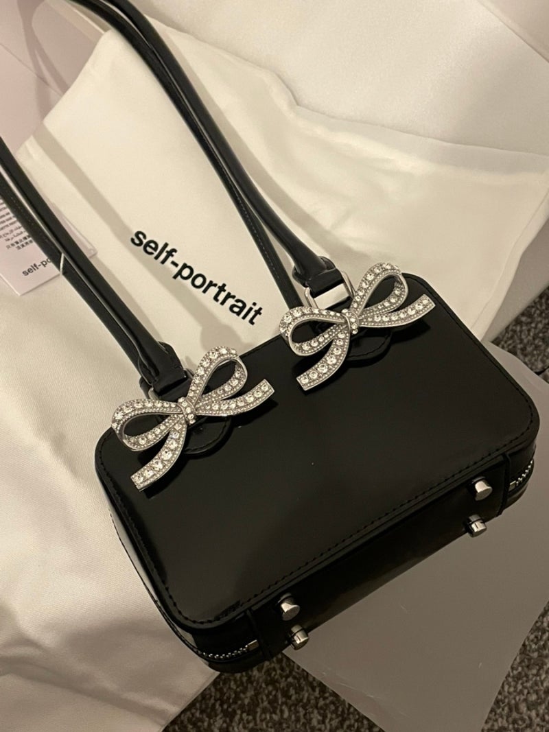 셀프포트레이트 _ 블랙 레더 숄더 백(Black leather soulder bag)후기