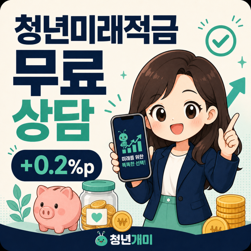 청년미래적금 재무상담 우대금리 0.2%, 무료 신청 조건
