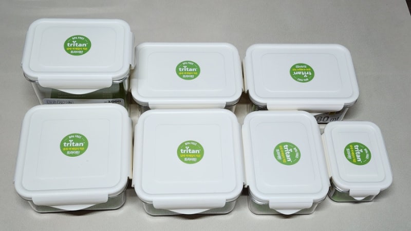 [상품리뷰]다이소 트라이탄 밀폐용기 식탁위 반찬통들