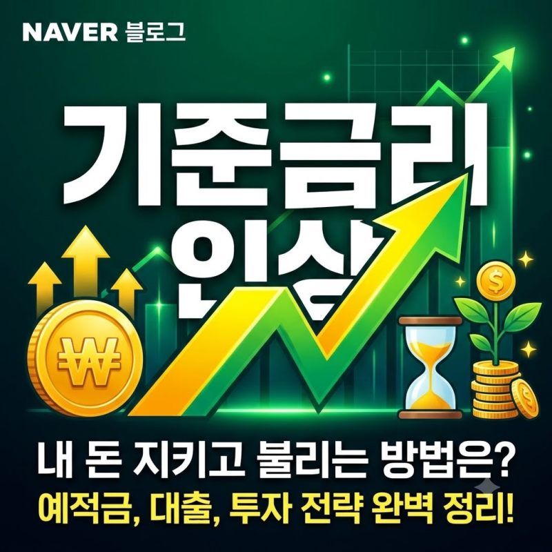 [금융 정보] 한국은행 기준금리 인상 2.75%! 대출, 예적금, 부동산 실생활 변화 총정리