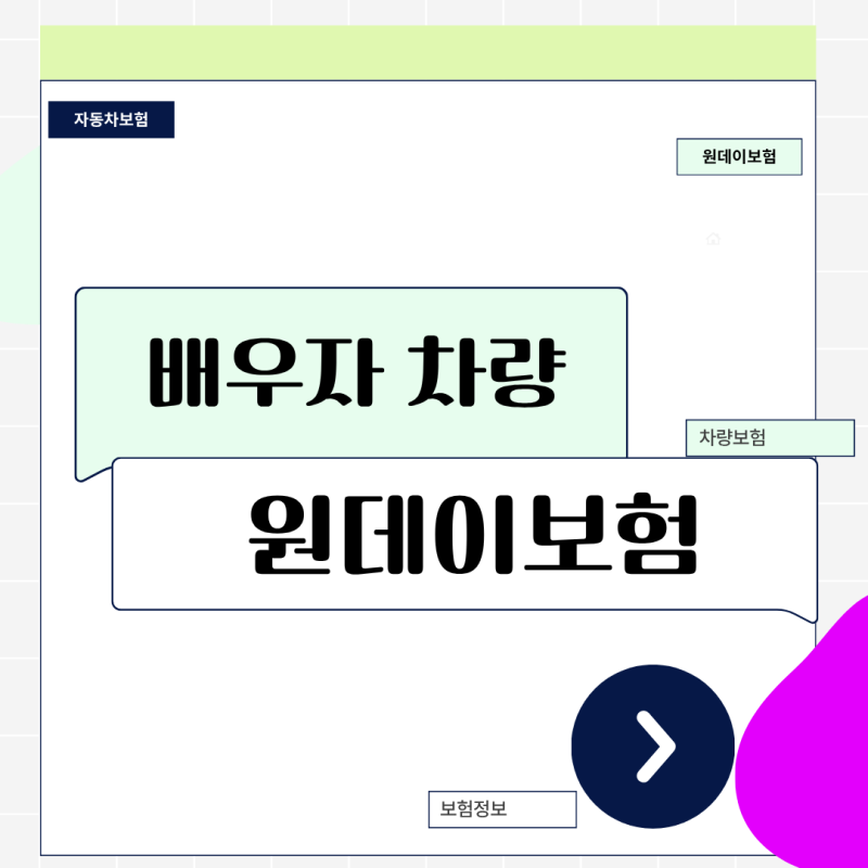 배우자 차량 원데이보험 가입 전 꼭 알아야 할 거절 사유와 해결책