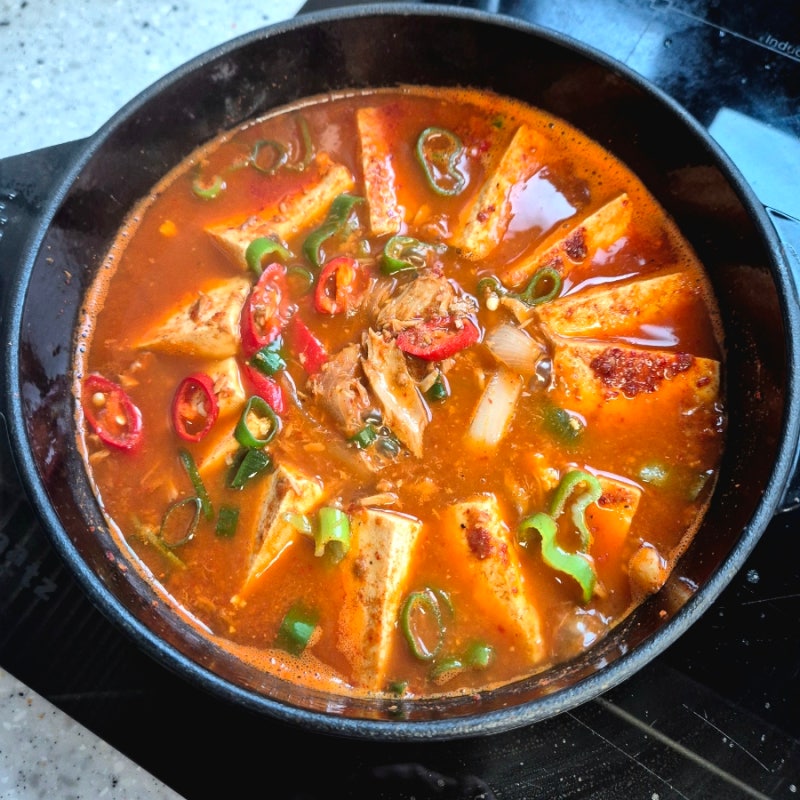 참치 두부찌개 레시피 초간단 저녁메뉴 참치캔 요리
