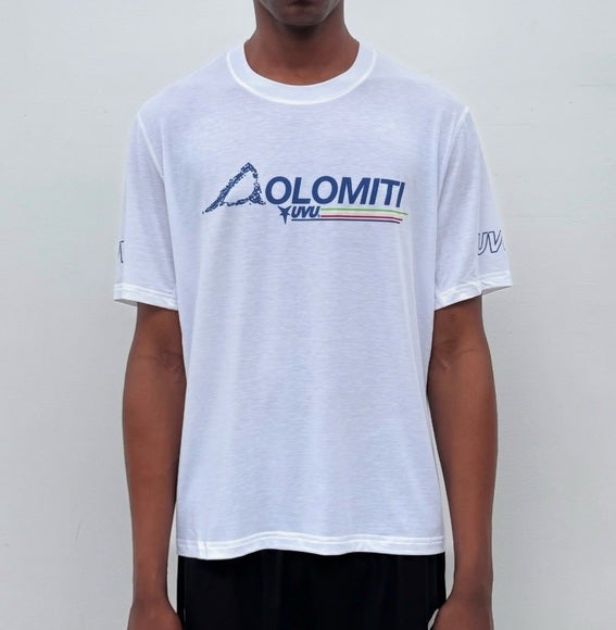 ⓆⒸ UVU 돌로미티 티셔츠 Dolomiti T-Shirt 유브이유 러닝 런닝 RUNNING 반팔 티 화이트