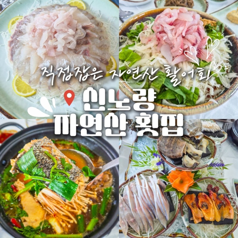 하동 맛집 신노량 자연산 횟집 남동생이 직접 잡은 찐 자연산 노량코스 후기