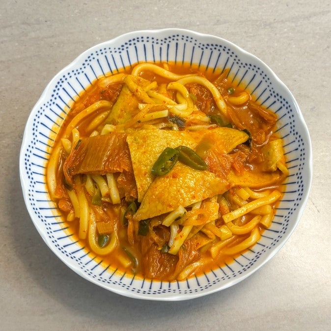 김치우동 레시피 투다리 보다 맛있는 10분컷 해장 우동