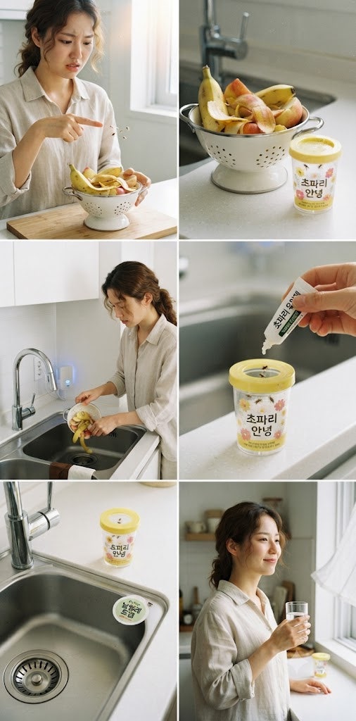초파리트랩 추천 날파리 트랩 벌레 트랩 효과 싱크대 날파리 방지 잡는법
