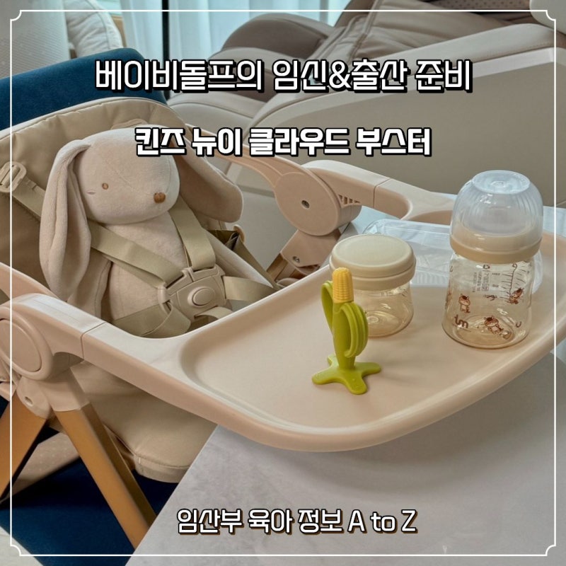 킨즈 뉴이 클라우드 부스터 이유식의자 고민 끝 휴대용 의자로 선택한 이유
