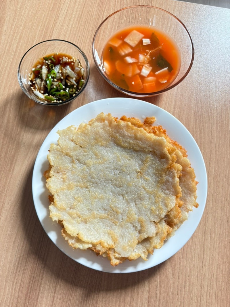 강판에갈아쫀득바삭한감자전만들기