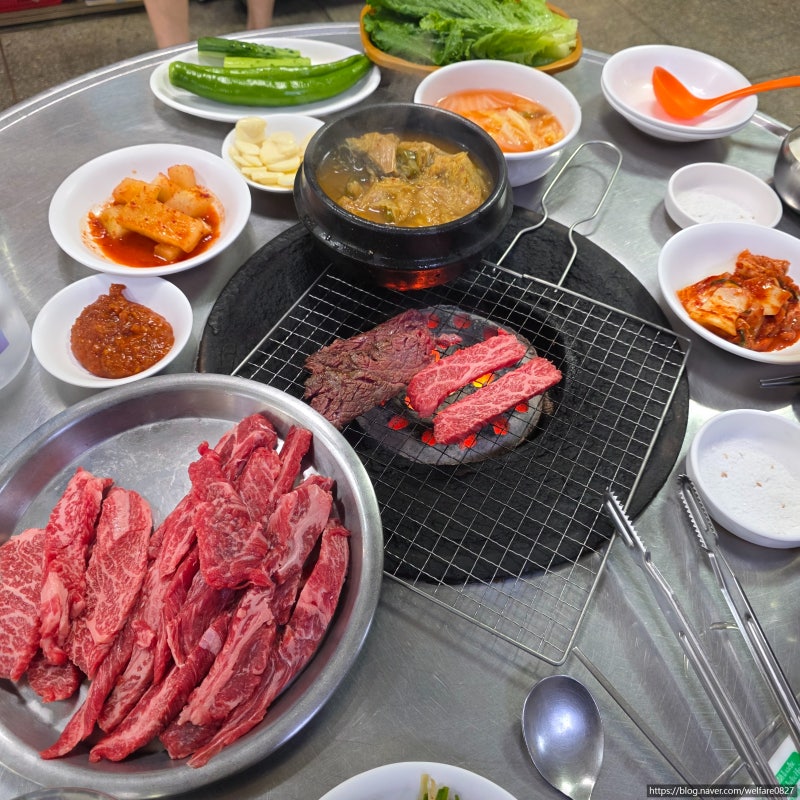 [내돈내산]태백맛집 원조태성실비식당 내돈내산 후기! 연탄불 한우에 살치살까지 제대로 맛....
