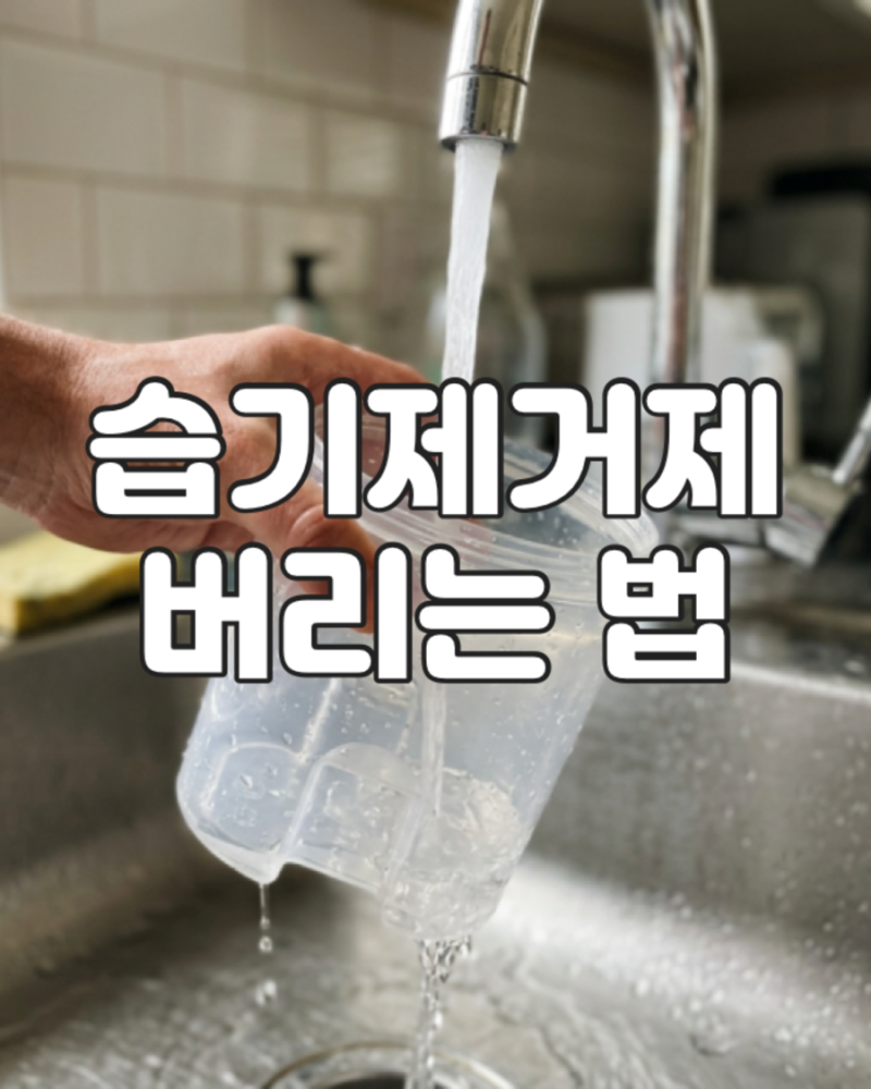다 쓴 물먹는하마 그냥 버렸다면, 습기제거제 버리는법과 물 처리 정리