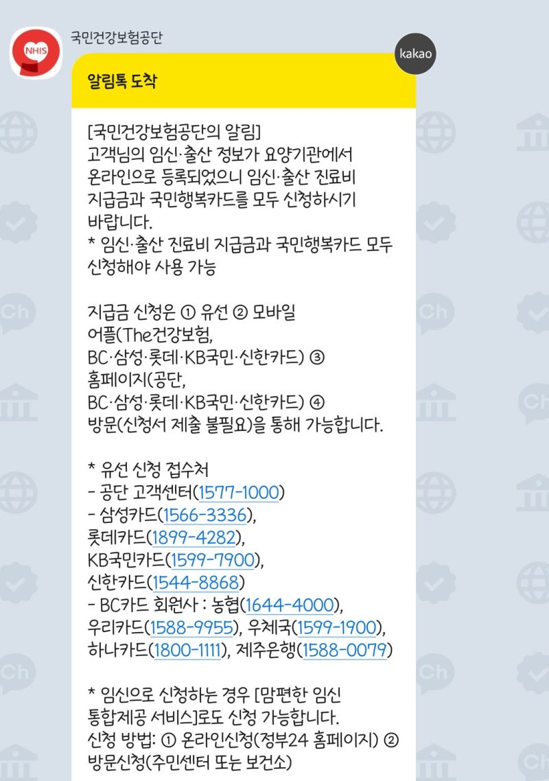아주 간단한 임신 바우처, 국민행복카드의 모든 것! 발급, 카드사 변경, 잔액조회, 사용처 등