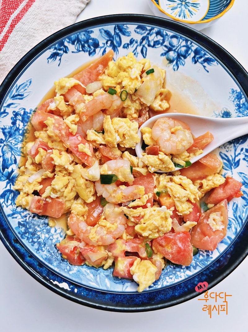 이연복 새우 토마토계란볶음 토달볶 레시피