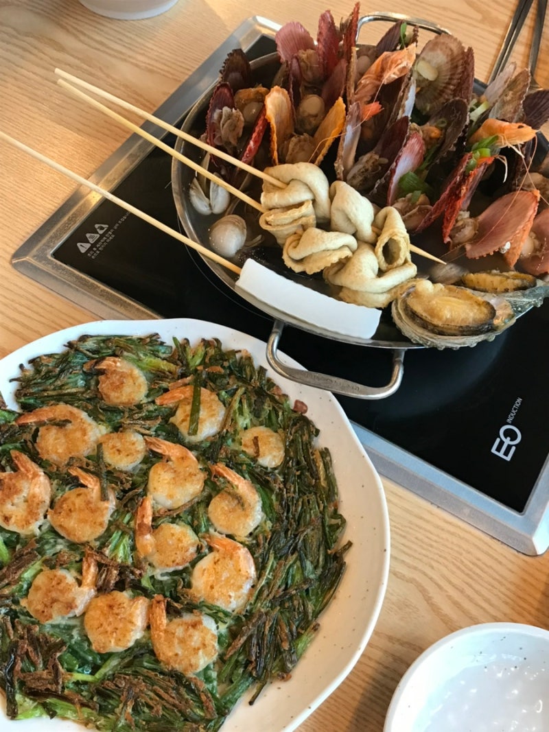 동부산 롯데아울렛 맛집 | 아기랑 가기 좋은 용궁해물칼국수 기장 오시리아점