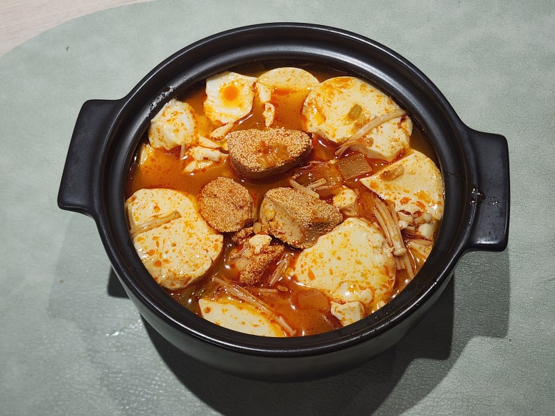 순두부찌개 레시피 명란 순두부찌개 끓이는법