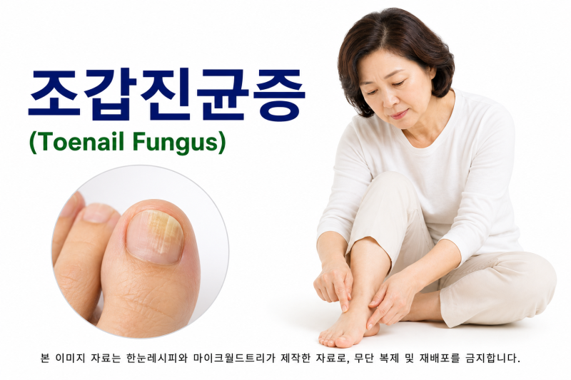 발톱이 누렇고 두꺼워진다면 —조갑진균증(발톱무좀)