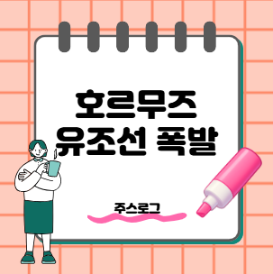 <b>호르무즈</b> 해협 <b>유조선</b> 2척 <b>폭발</b>! 국제유가 급등 우려, 한국... 