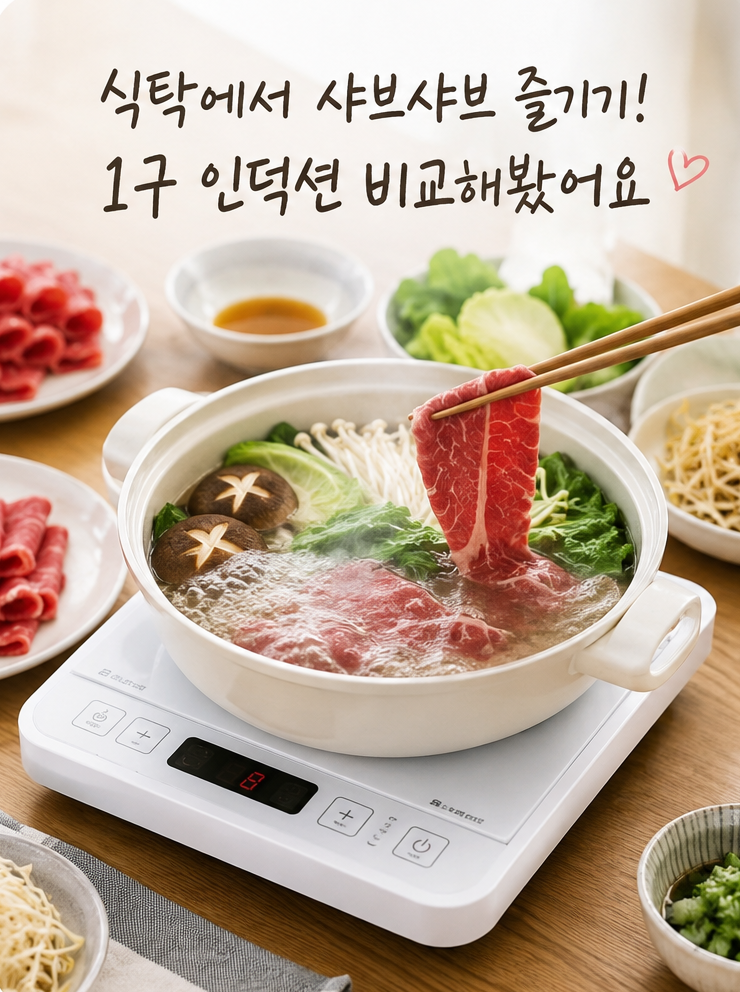 1구 인덕션 알아봤어요! 가격 차이의 이유와 제품 비교