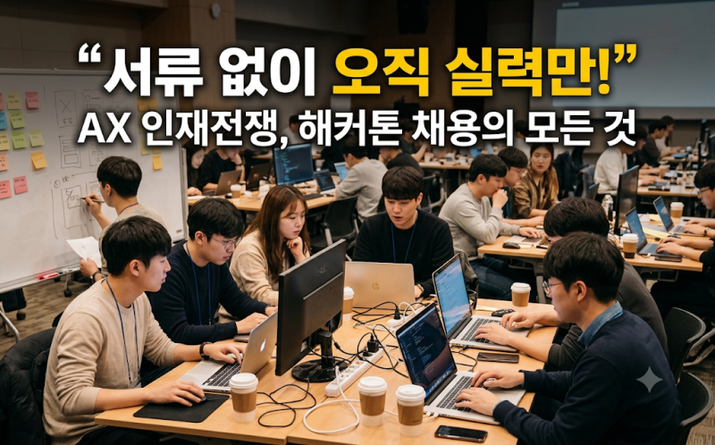 서류 없이 실력만으로 뽑는다는 AX인재전쟁, 해커톤이 뭐길래