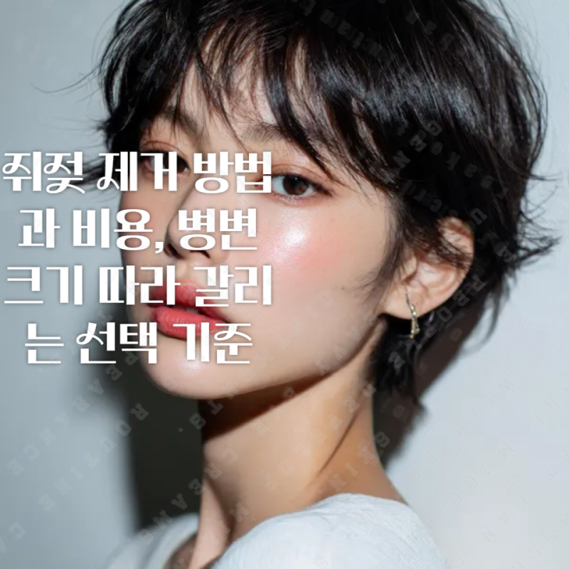 쥐젖 제거 방법과 비용, 병변 크기 따라 갈리는 선택 기준