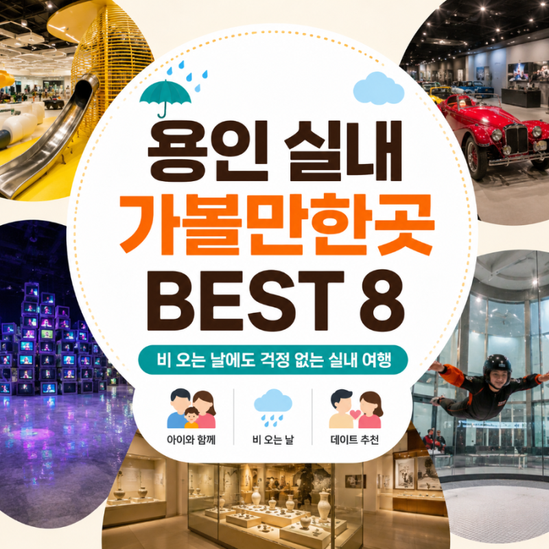 Top 8 Indoor Places to Visit in Yongin: Worry-Free Indoor Travel Even on Rainy Days