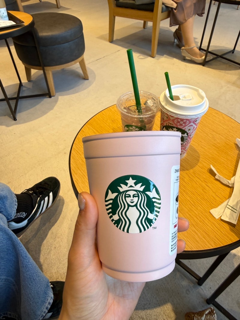 일본 스타벅스 md 추천 사쿠라 스텐 텀블러 컵홀더 sakura 2way 사용후기 (일본여행 선물추천)