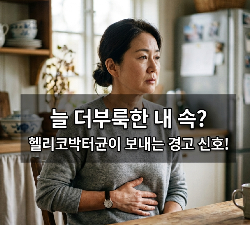잦은 소화불량 방치하면 위험! 헬리코박터균 증상과 도움이 되는 음식