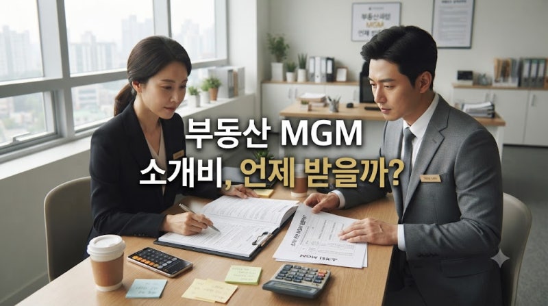 부동산 MGM, 고객 소개했는데 왜 못 받을까? 소개비 지급 조건의 함정