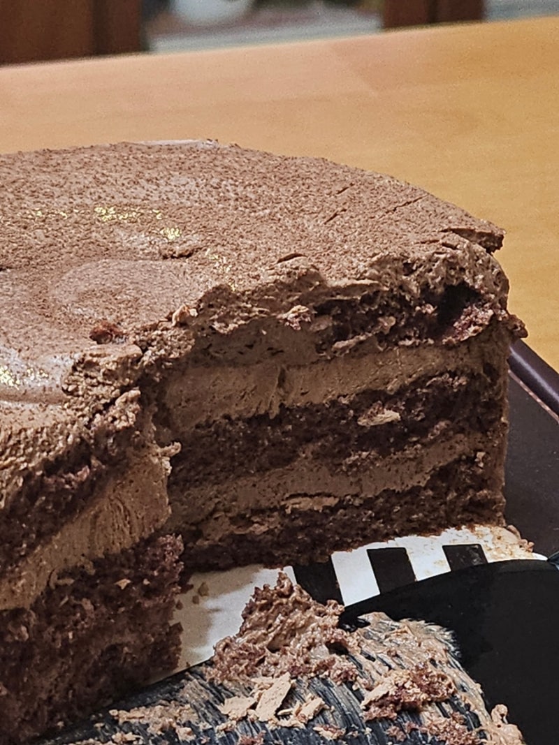고디바 다크 초콜릿 레이어드 케이크 내돈내산 후기 (크기 작음 주의)