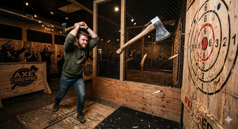 도끼를 던져서 스트레스를 날린다, '액스 스로우(Axe Throwing)' 총정리
