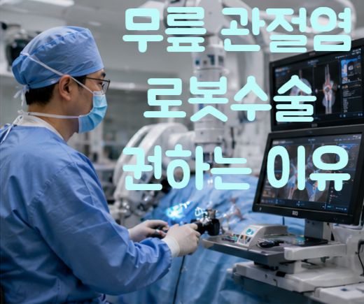 무릎 관절염 주사로 안 될 때 로봇수술 고려해야 하는 3가지