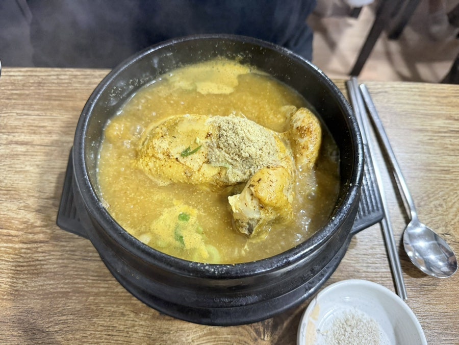 황금상황버섯 삼계탕오리 사진 6