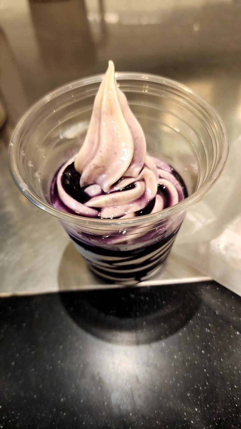 빽다방 우베소프트, 햄치즈샌드위치 가격 후기