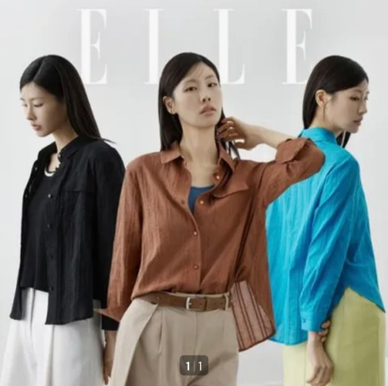 세련된 스타일과 실용성을 동시에 갖춘 데일리 아우터, '[엘르] 여성 크리즈 코튼 셔켓 3종' ....