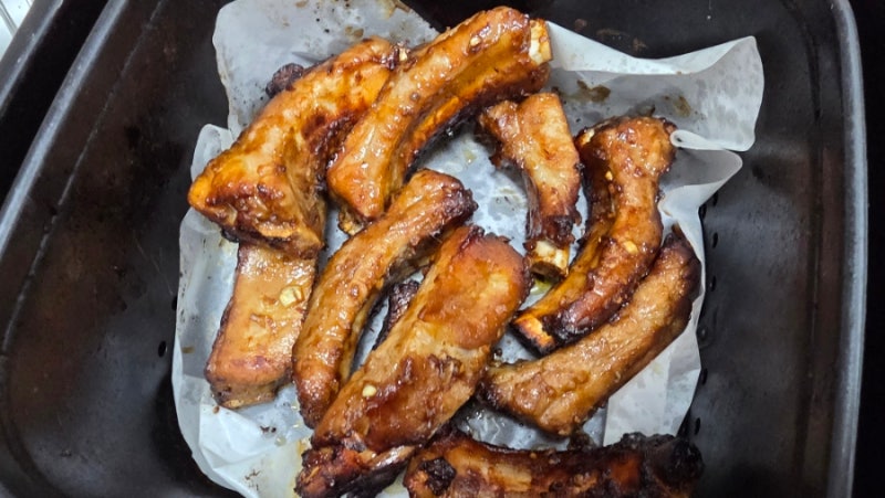 집밥레시피 간장등갈비구이 에어프라이기로 만들기