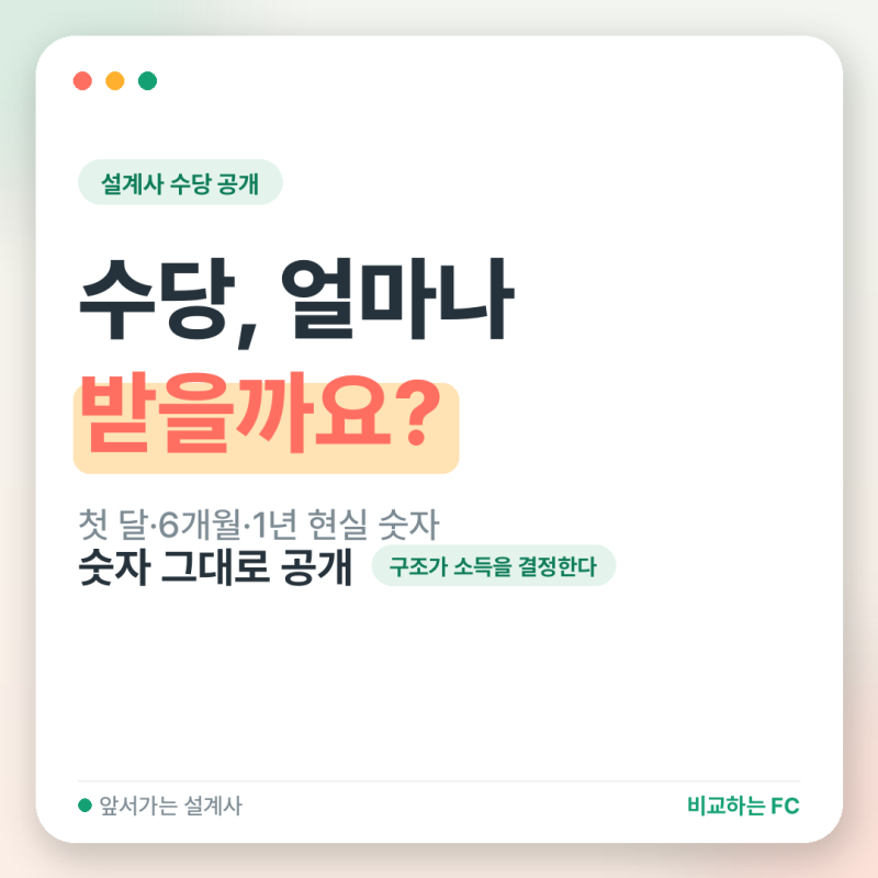 서울 프라임에셋 보험설계사 수당 공개 — 첫 달·6개월·1년 현실