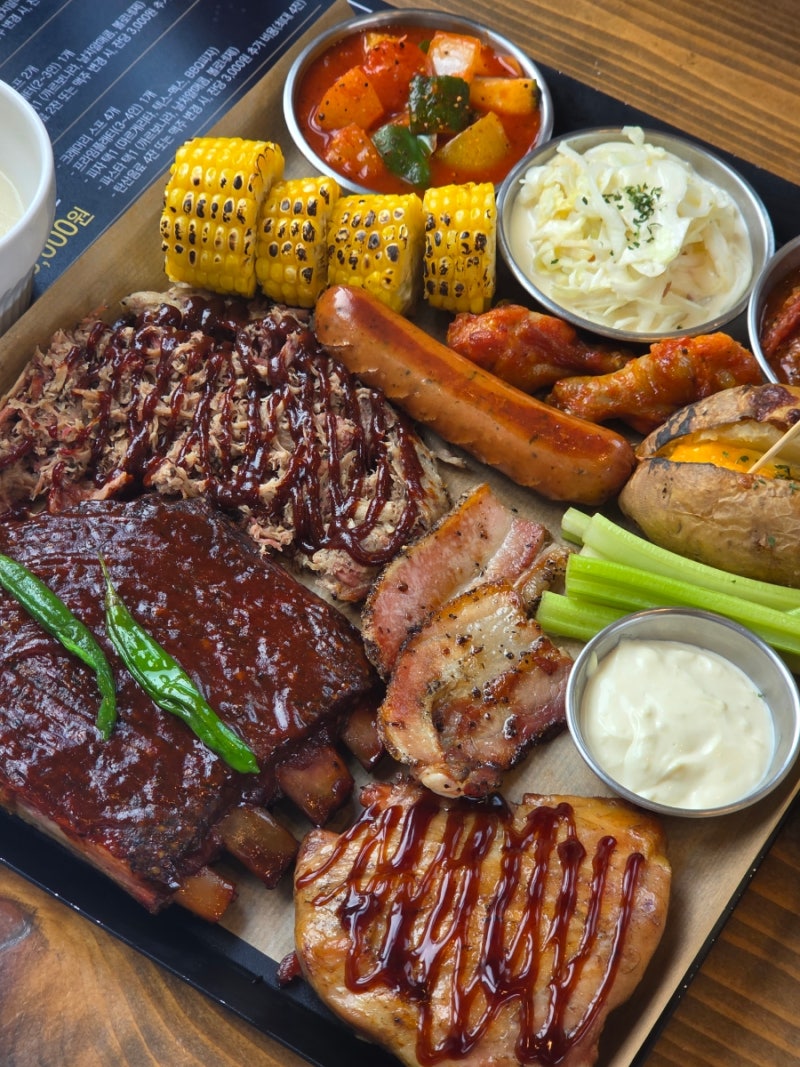 가평 맛집 켄싱턴호텔 근처 맥주와 바베큐가 예술인 '크래머리' 4인 가족 후기