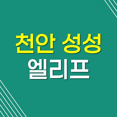 천안 성성 엘리프 아파트 분양가 업성동 미분양 계약조건 입지분석