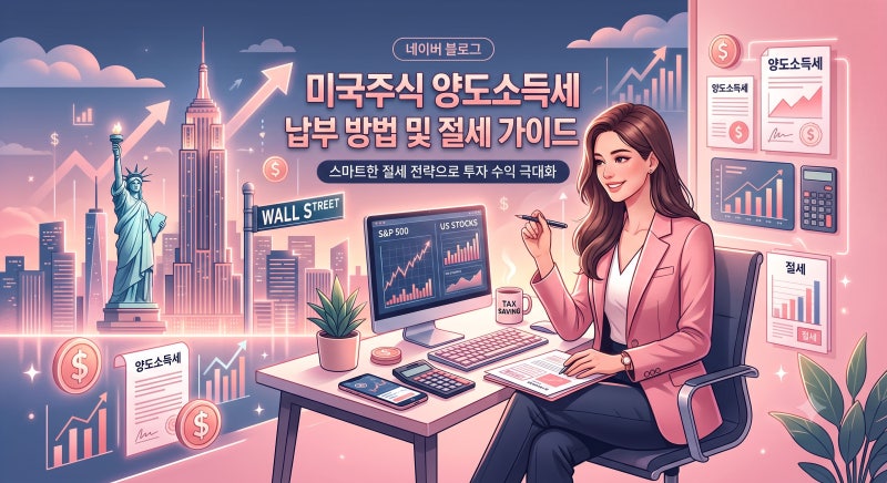미국 주식 양도소득세 납부 방법 및 절세 방법(+배당소득세)