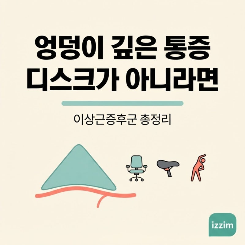 이상근증후군 증상부터 스트레칭까지, 엉덩이 깊은 통증이 디스크와 다른 이유 총정리
