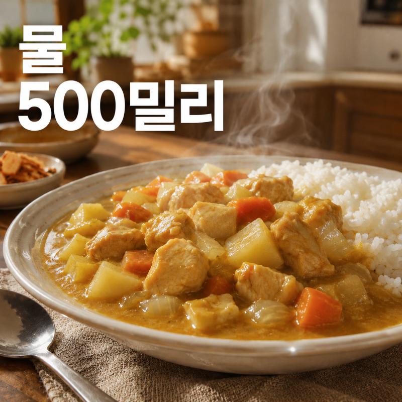 닭가슴살 카레 만드는 법, 퍽퍽하지 않게 부드럽고 걸쭉하게 끓이는 순서